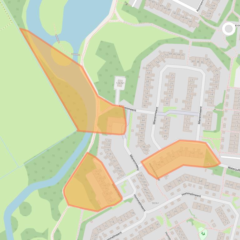Kaart van postcodegebied 1218EM.