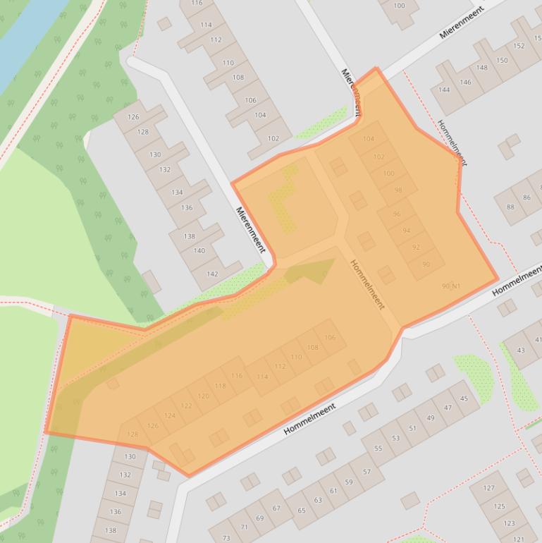 Kaart van postcodegebied 1218EW.