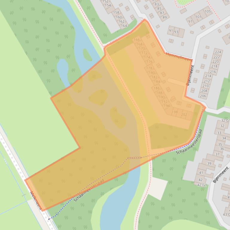 Kaart van postcodegebied 1218EZ.