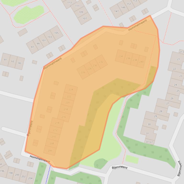 Kaart van postcodegebied 1218GA.