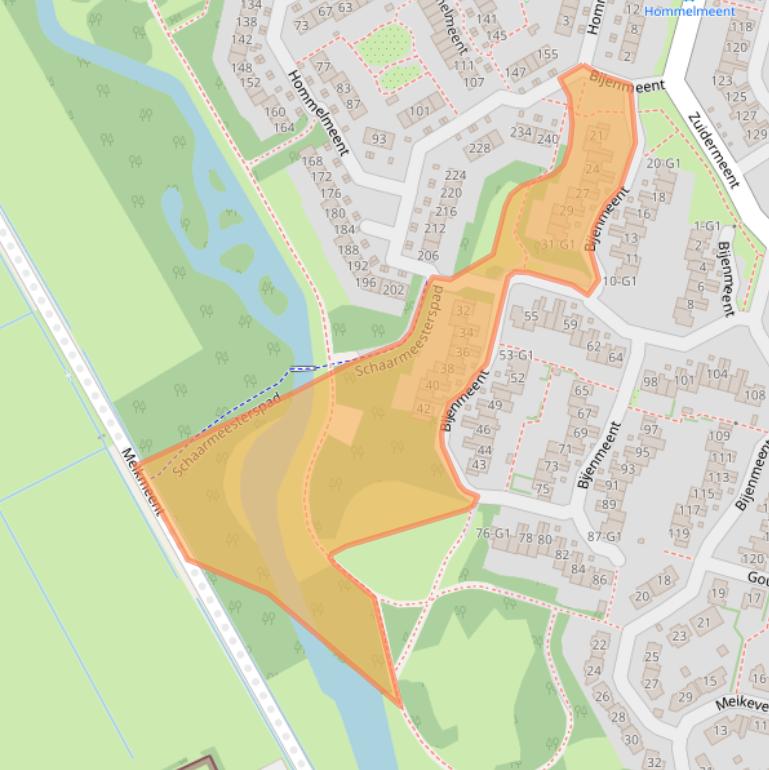 Kaart van postcodegebied 1218GC.