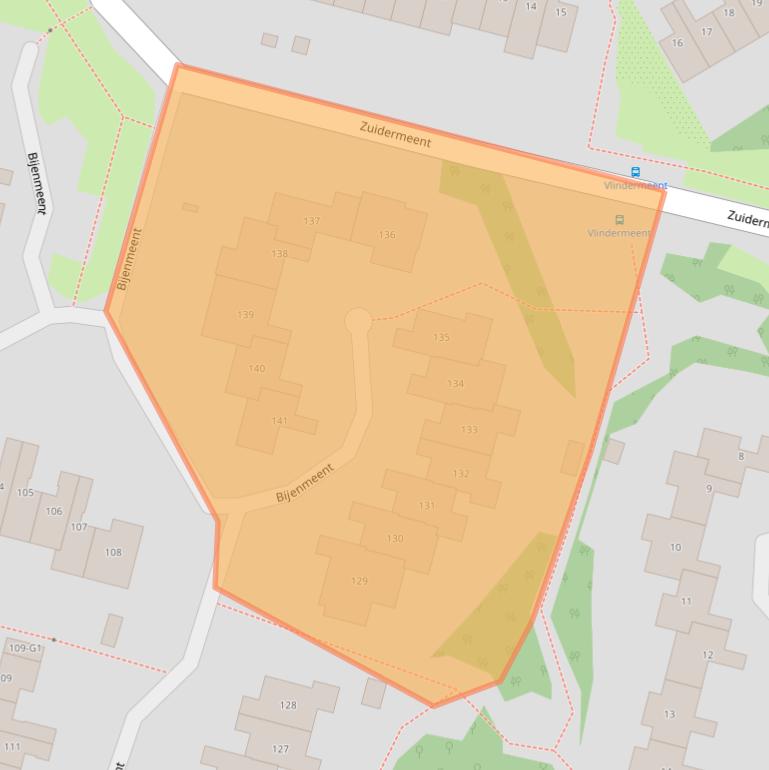 Kaart van postcodegebied 1218GK.