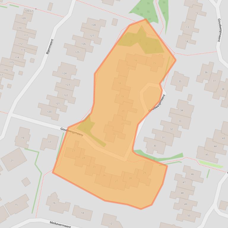 Kaart van postcodegebied 1218GM.