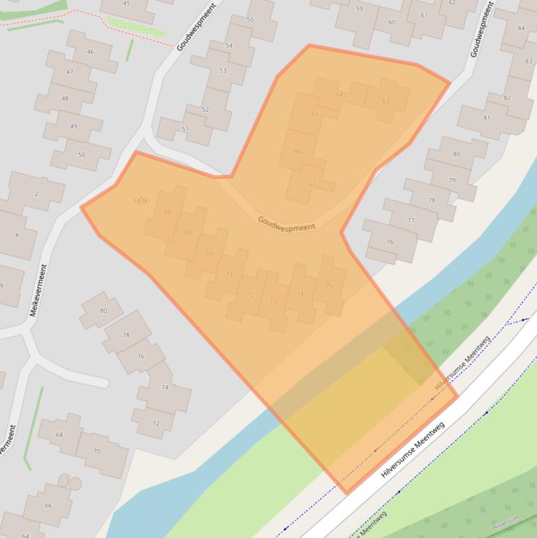 Kaart van postcodegebied 1218GR.