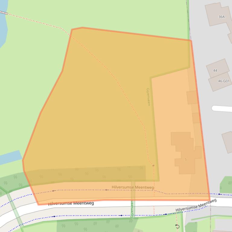 Kaart van postcodegebied 1218JA.