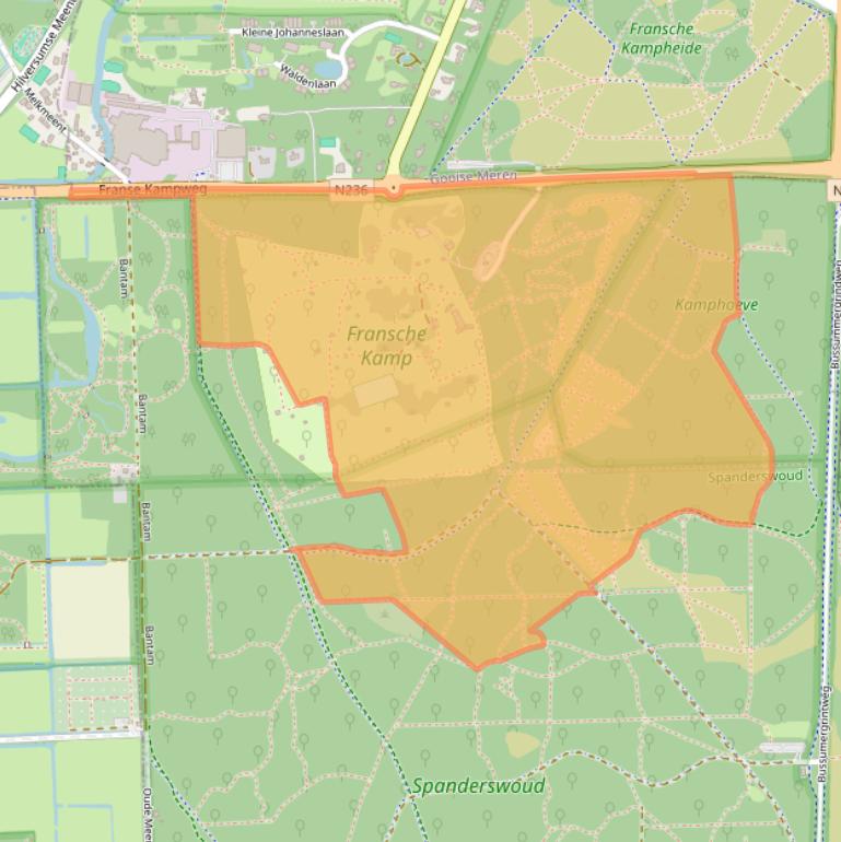 Kaart van postcodegebied 1218XW.