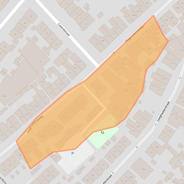 Kaart van postcodegebied 1221AV.