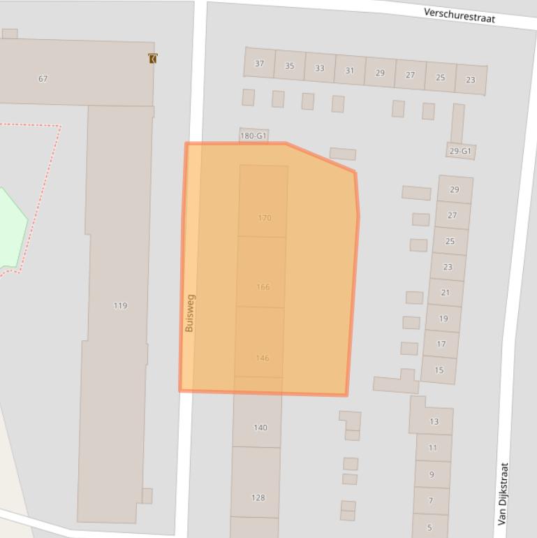 Kaart van postcodegebied 1222GH.