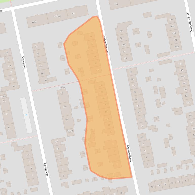 Kaart van postcodegebied 1222LM.