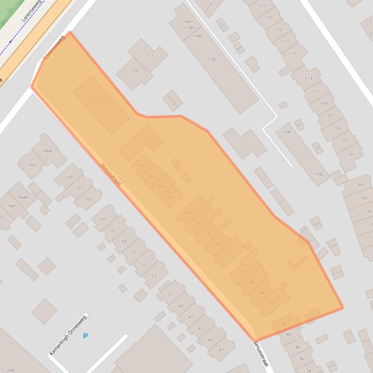 Kaart van postcodegebied 1223AP.