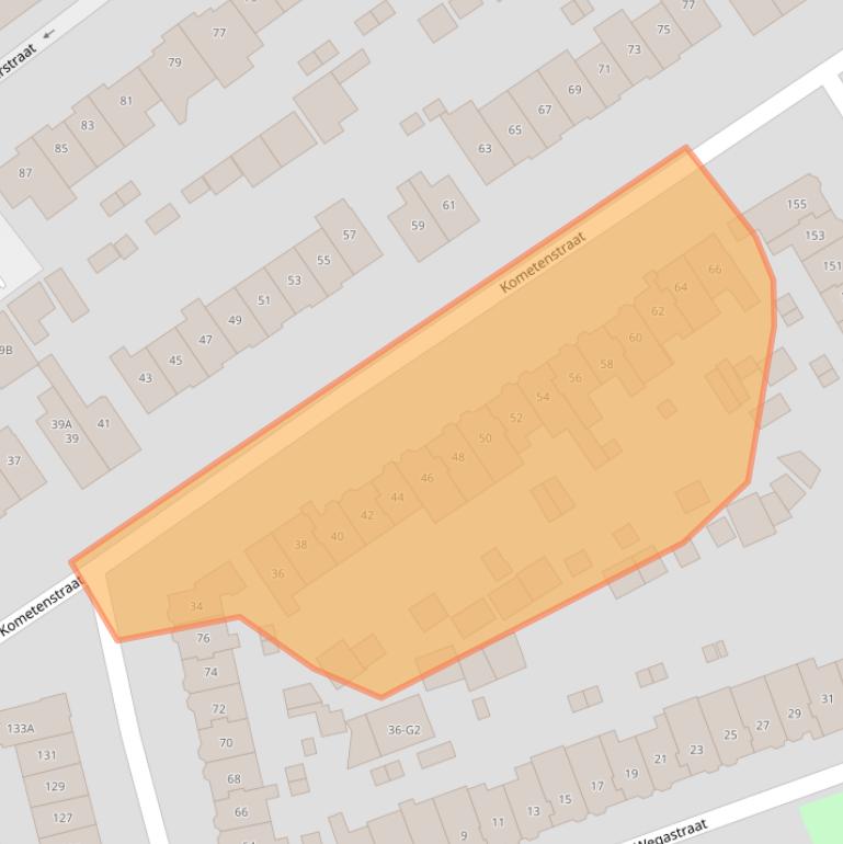 Kaart van postcodegebied 1223CL.