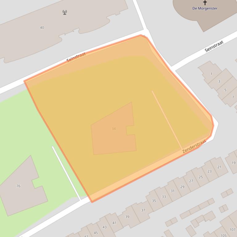 Kaart van postcodegebied 1223DH.