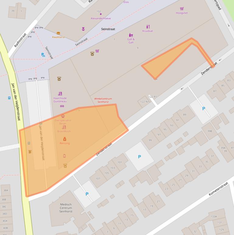 Kaart van postcodegebied 1223DP.