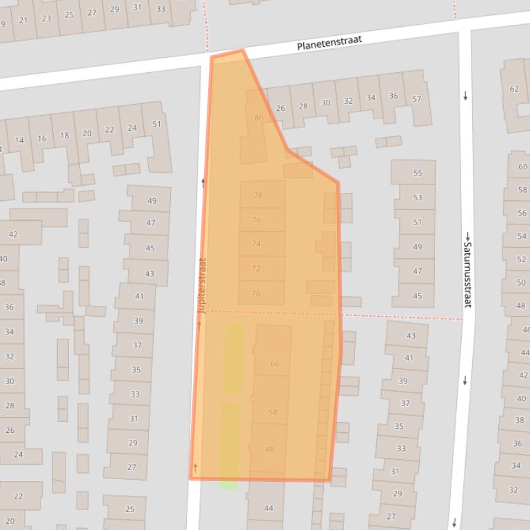 Kaart van postcodegebied 1223HC.