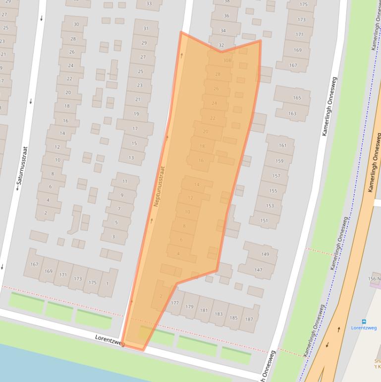 Kaart van postcodegebied 1223HL.