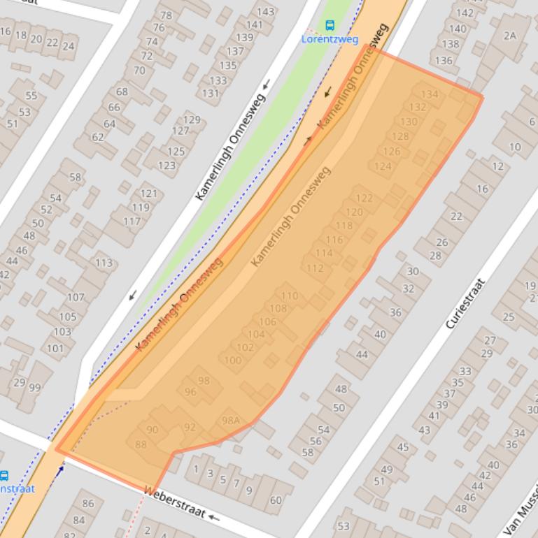 Kaart van postcodegebied 1223JM.