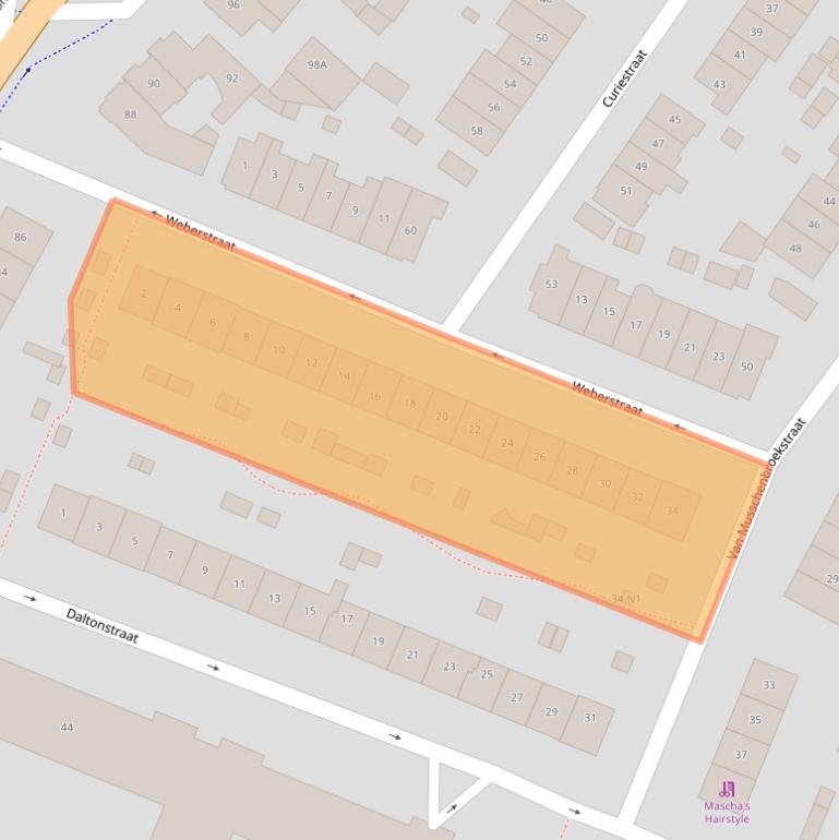 Kaart van postcodegebied 1223JT.