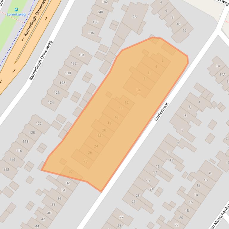 Kaart van postcodegebied 1223JX.