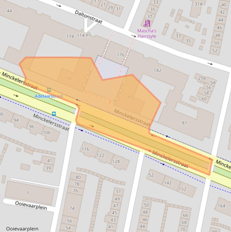Kaart van postcodegebied 1223LD.