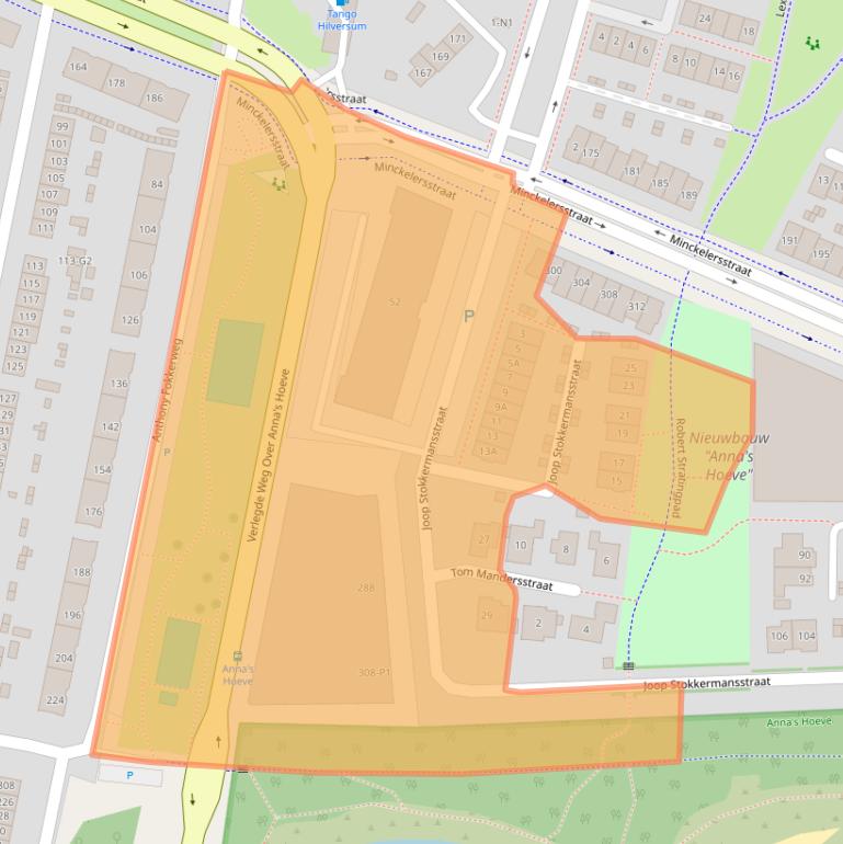 Kaart van postcodegebied 1223MV.