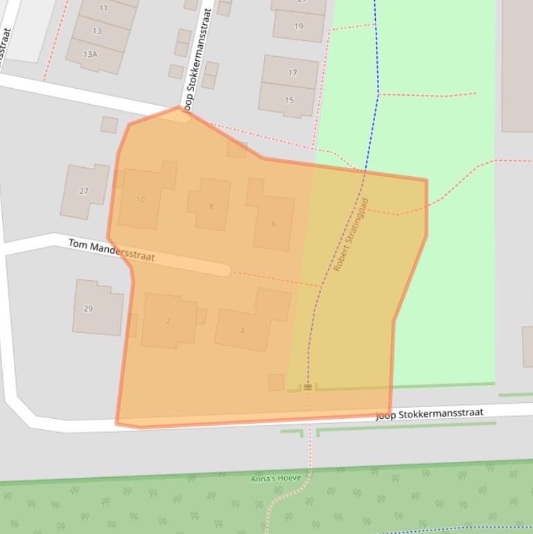 Kaart van postcodegebied 1223MW.