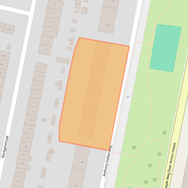 Kaart van postcodegebied 1223NJ.