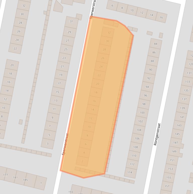 Kaart van postcodegebied 1223PP.