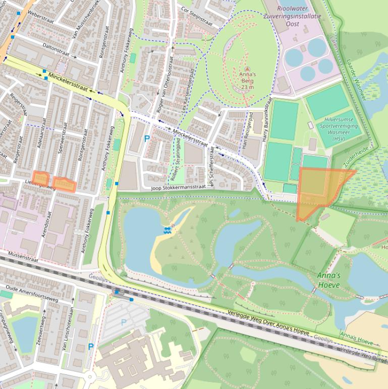 Kaart van postcodegebied 1223PV.