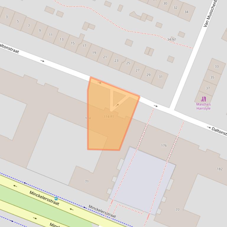 Kaart van postcodegebied 1223RR.