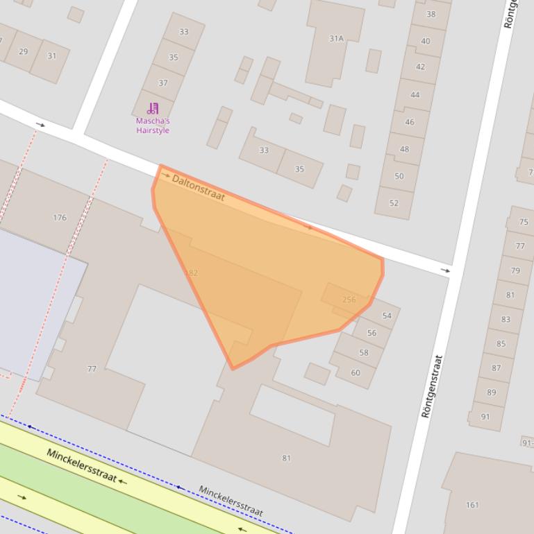 Kaart van postcodegebied 1223RW.