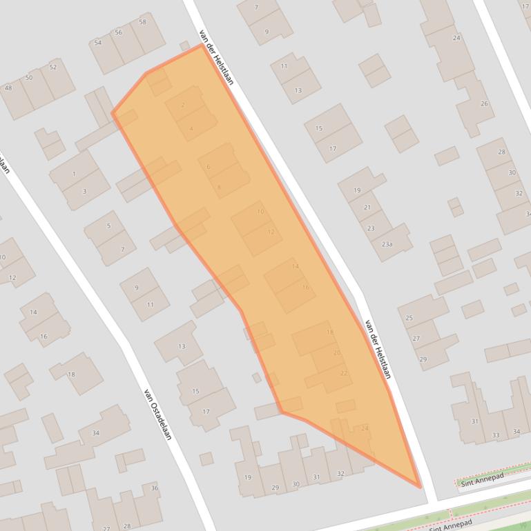 Kaart van postcodegebied 1231AM.