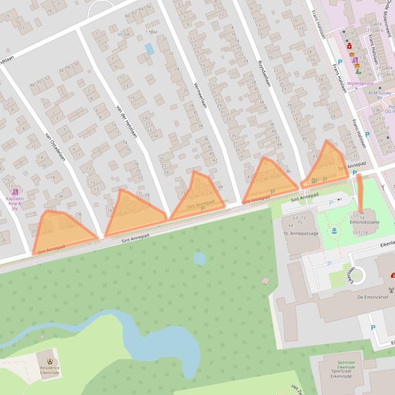 Kaart van postcodegebied 1231AV.
