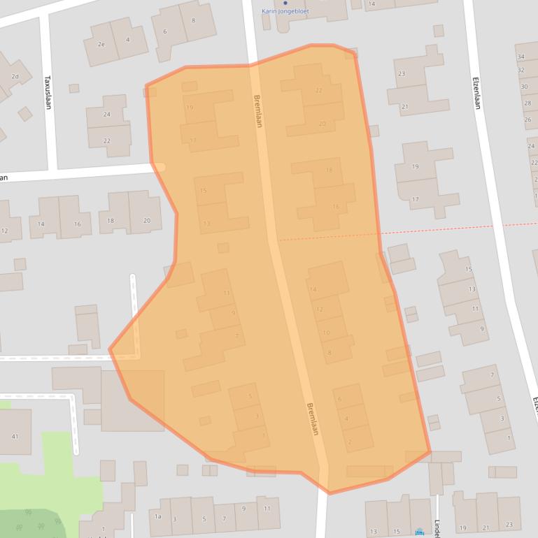 Kaart van postcodegebied 1231CC.