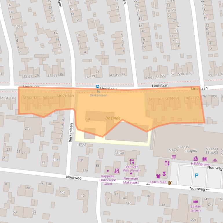 Kaart van postcodegebied 1231CM.