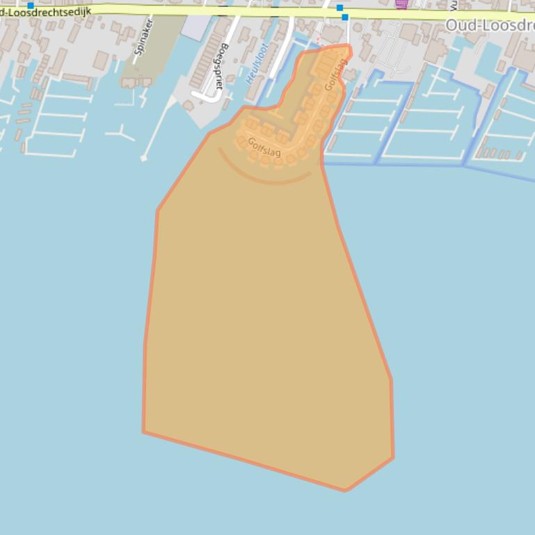 Kaart van postcodegebied 1231HD.