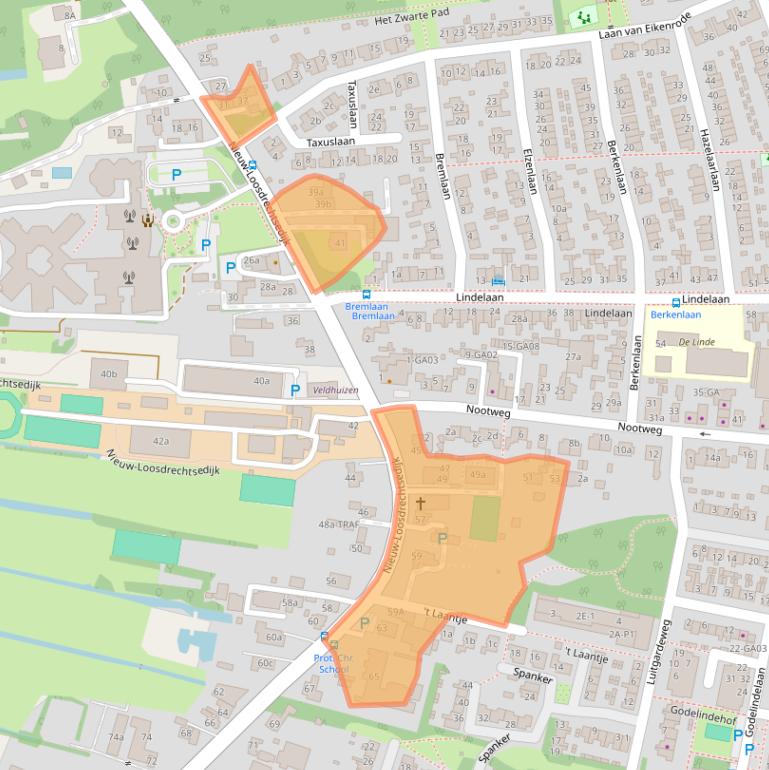Kaart van postcodegebied 1231KM.