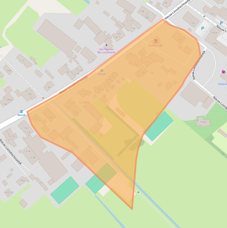 Kaart van postcodegebied 1231KP.