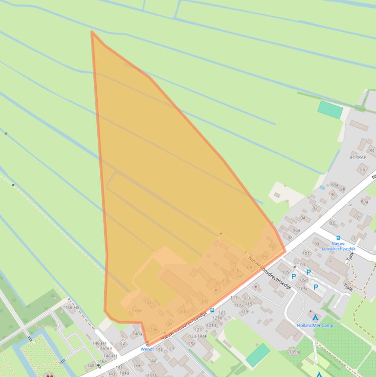 Kaart van postcodegebied 1231LB.