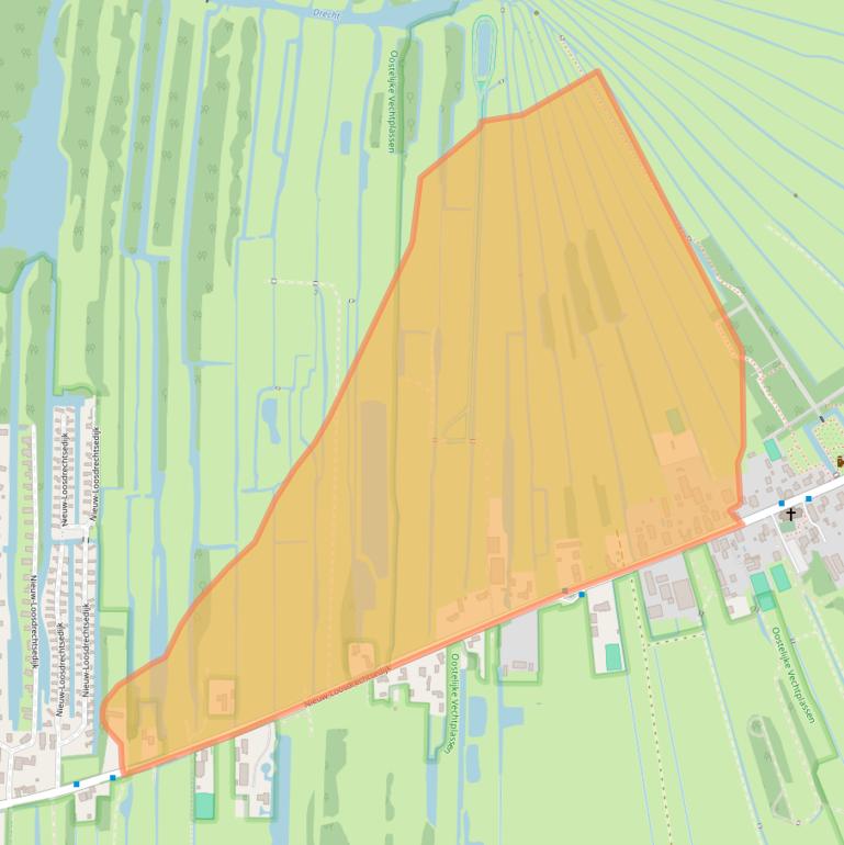 Kaart van postcodegebied 1231LD.