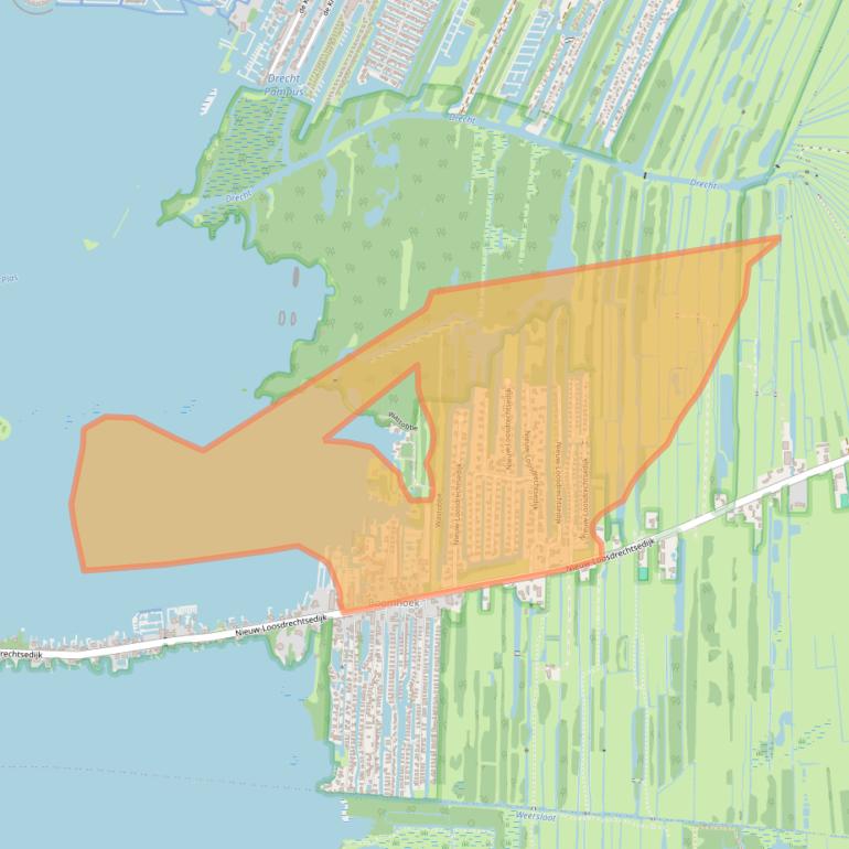 Kaart van postcodegebied 1231LE.