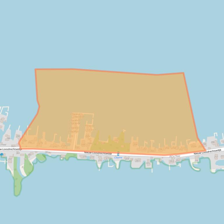 Kaart van postcodegebied 1231LH.