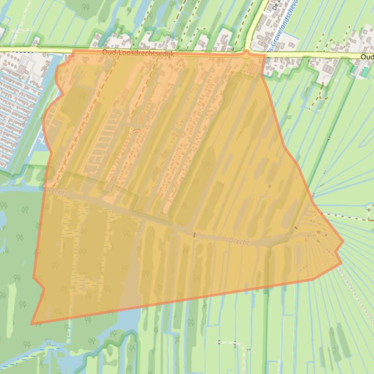 Kaart van postcodegebied 1231LR.