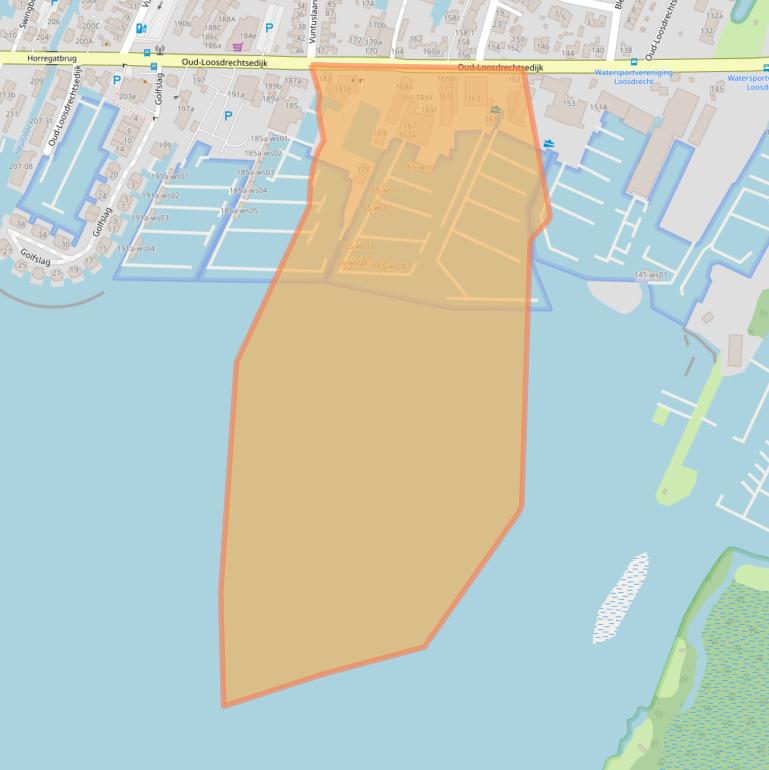 Kaart van postcodegebied 1231LV.