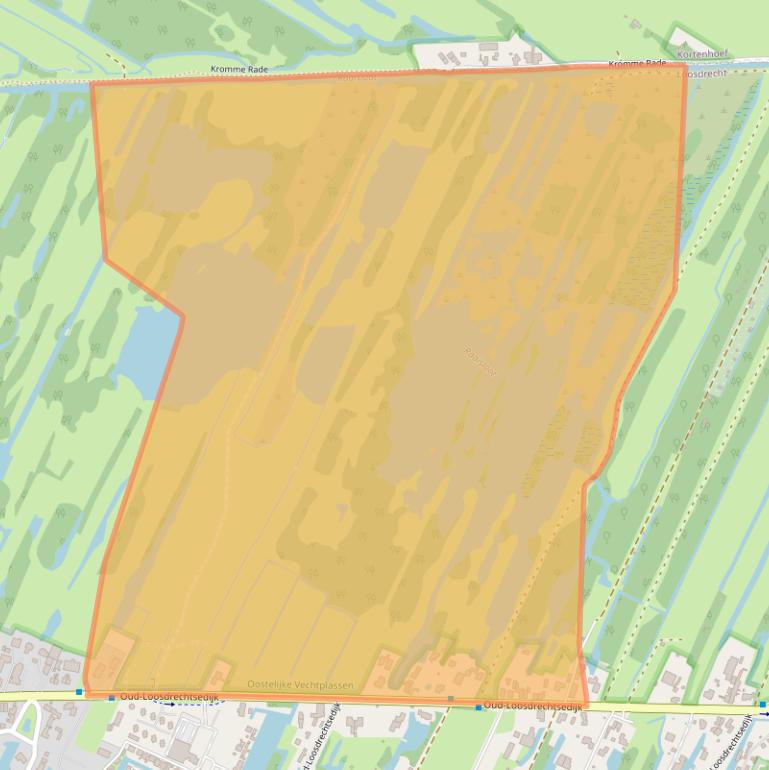 Kaart van postcodegebied 1231NC.