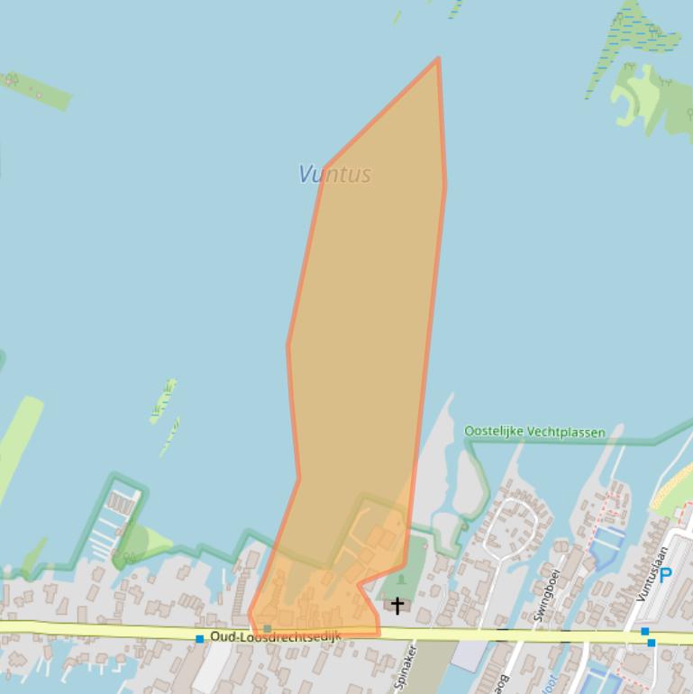 Kaart van postcodegebied 1231NH.