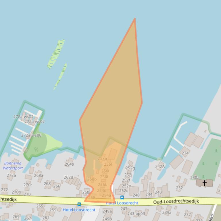 Kaart van postcodegebied 1231NJ.