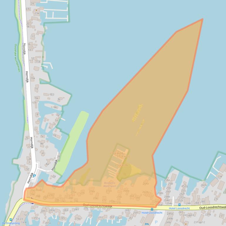 Kaart van postcodegebied 1231NK.