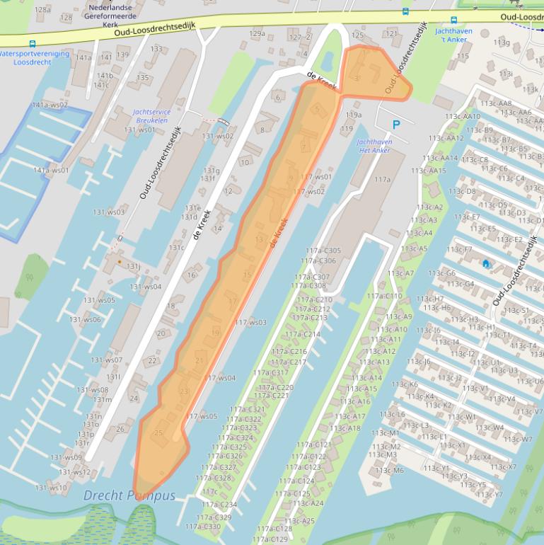 Kaart van postcodegebied 1231NM.