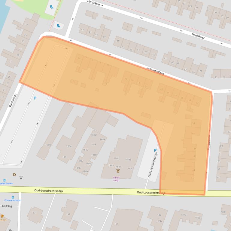 Kaart van postcodegebied 1231NS.