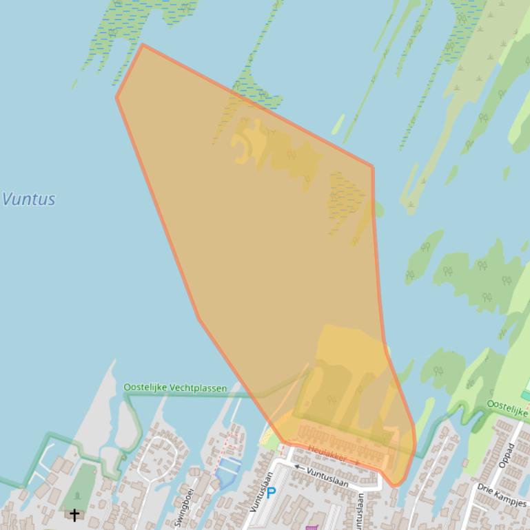 Kaart van postcodegebied 1231NT.